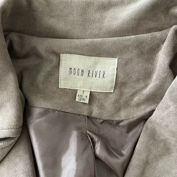 MOON RIVER by Anthropologie | Tan Suede Fringe Cowgirl Jacket - Picture 8 of 14